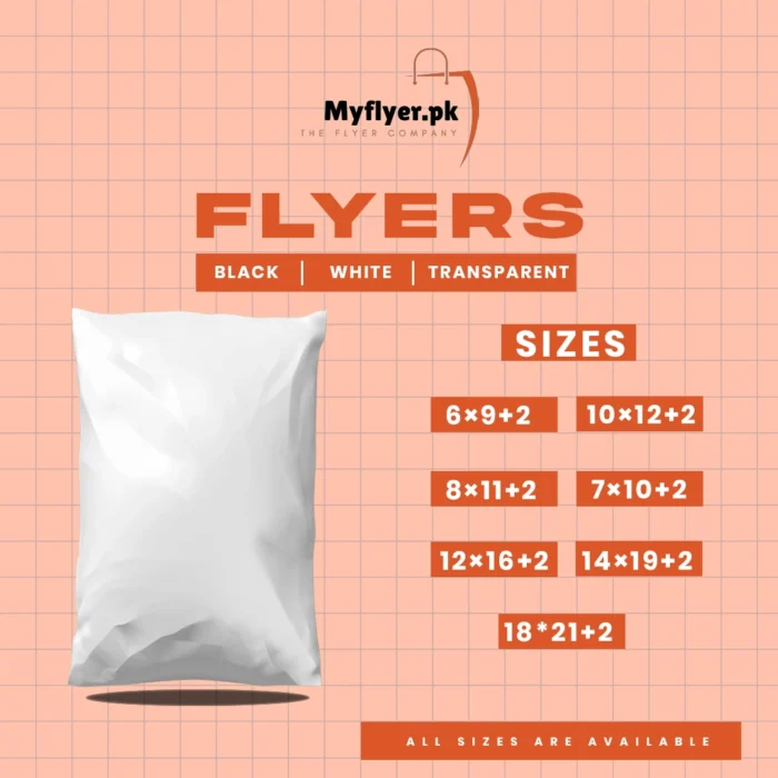 courier flyer bags white